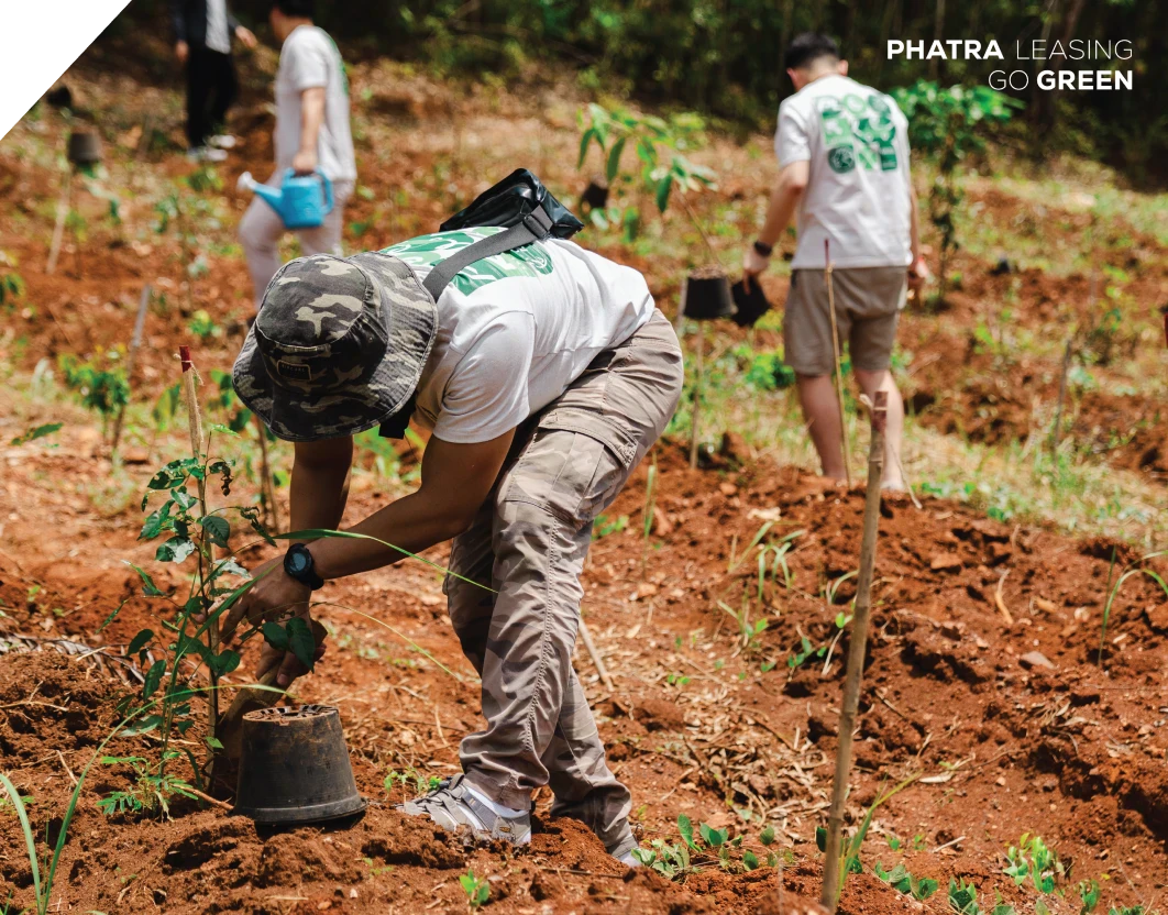 ร่วมฟื้นฟูธรรมชาติด้วยกิจกรรมปลูกป่าและสร้างฝาย ภายใต้โครงการ “PL Go Green”