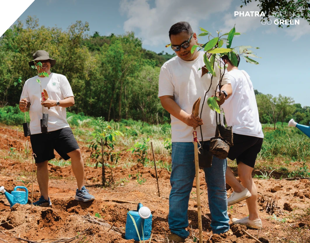 ร่วมฟื้นฟูธรรมชาติด้วยกิจกรรมปลูกป่าและสร้างฝาย ภายใต้โครงการ “PL Go Green”